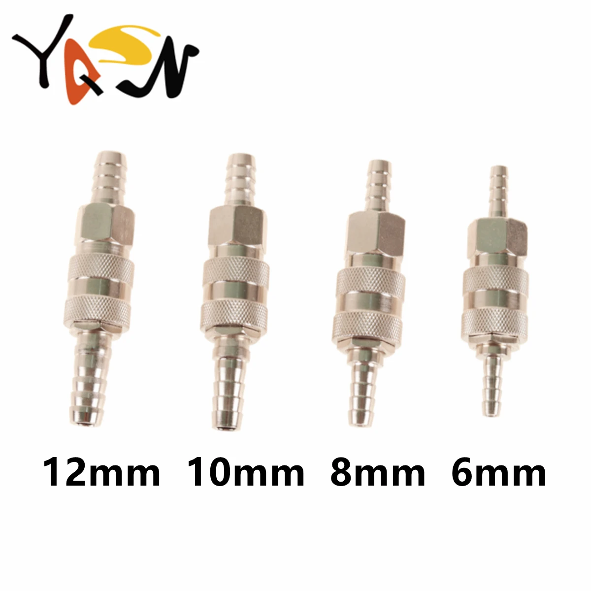 2PCS 6 8 10 12MM European Standard EU Euro Type Pneumatic Fitting Quick Coupling Connector Coupler For Air Compressor Adapter