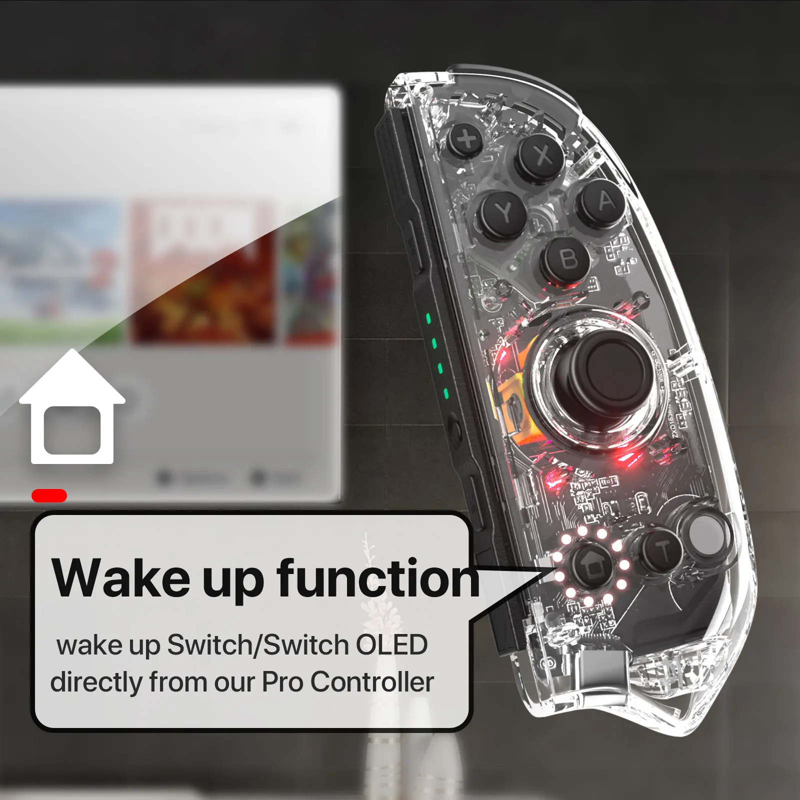 Top! IINE Genius Joypad Auto Fire Wake Up Function Compatible Nintendo Swtich/Lite/OLED