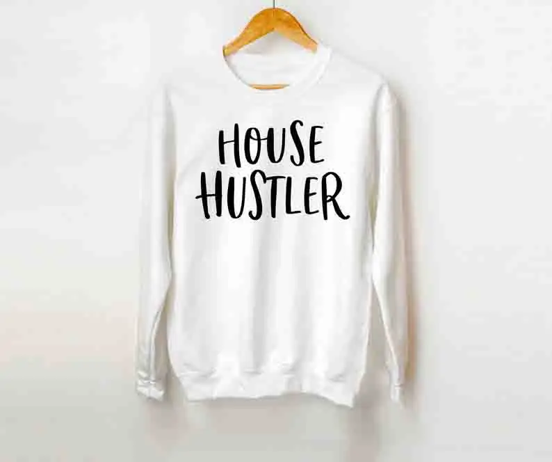 Skuggnas New Arrival House Hustler Sweatshirt Real Estate Agent Gift Broker Gift Agent Running Comps Jumper Investor Gift High quality Unisex Sweatshirt Drop Shipping