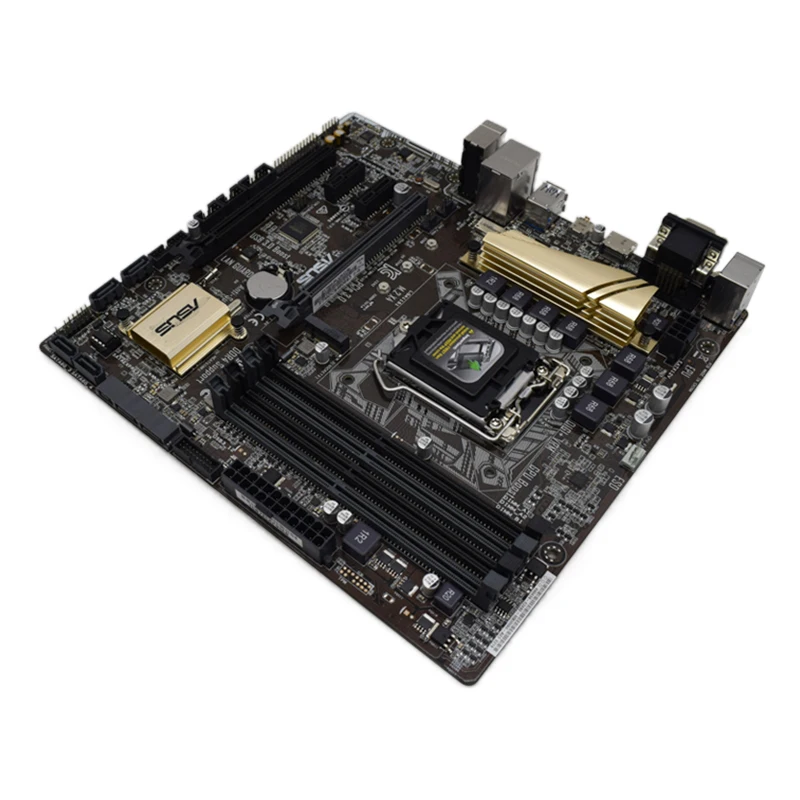 Asus Z170M-PLUS Motherboard Intel Z170 LGA 1151 support Core i3-6100 7400 6500 DDR4 64GB PCI-E 3.0 M.2 2×PCI-E X16 Micro ATX