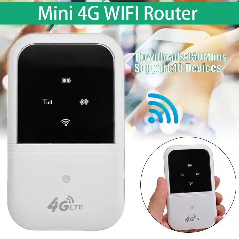 

Mini 4G LTE Wifi Router 150Mbps High Speed Modem Mobile Wireless Hotspot