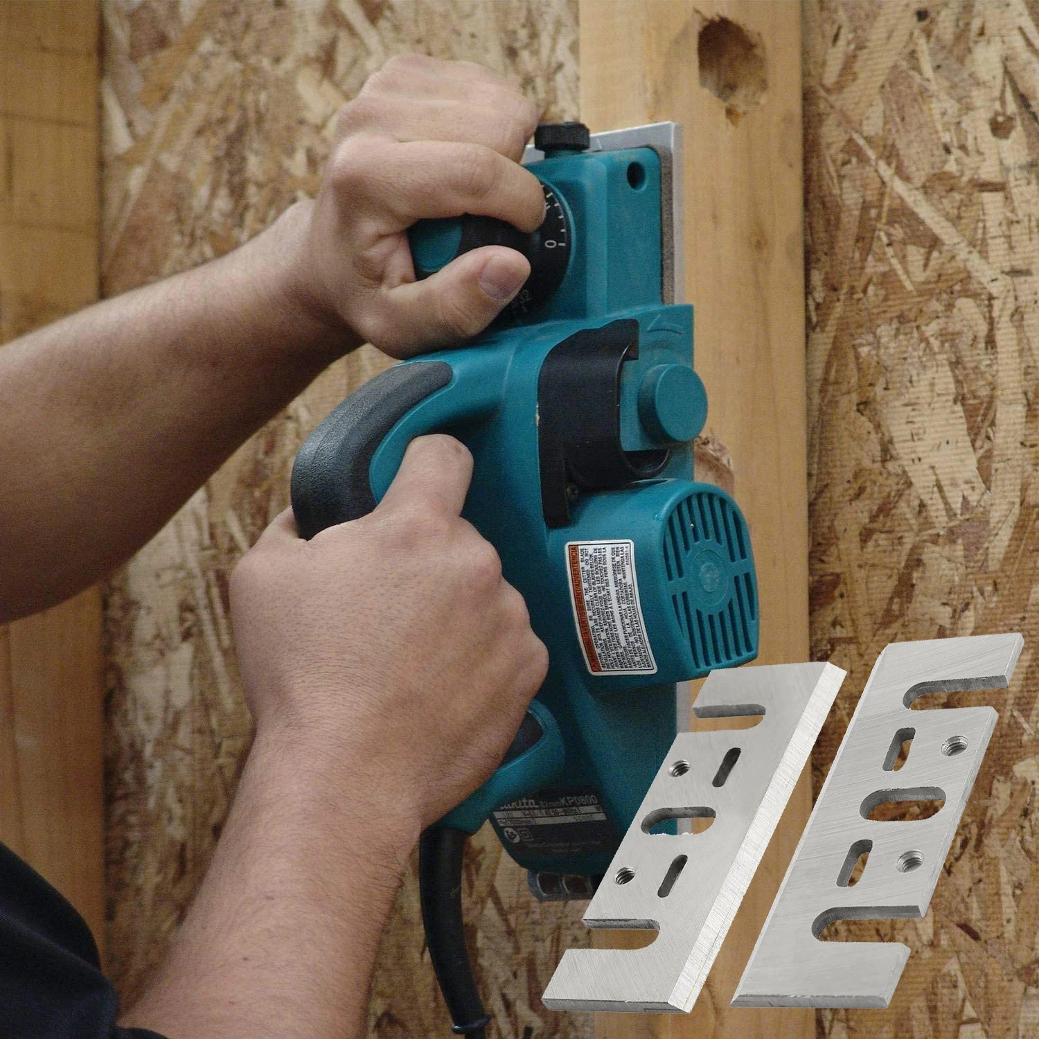JTEX 82mm TCT ostrza do strugarki elektrycznej 82x29x3mm 3-1/4 "zamiennik dla Dewalt Makita Bosch Ryobi części do narzędzi 2 szt.