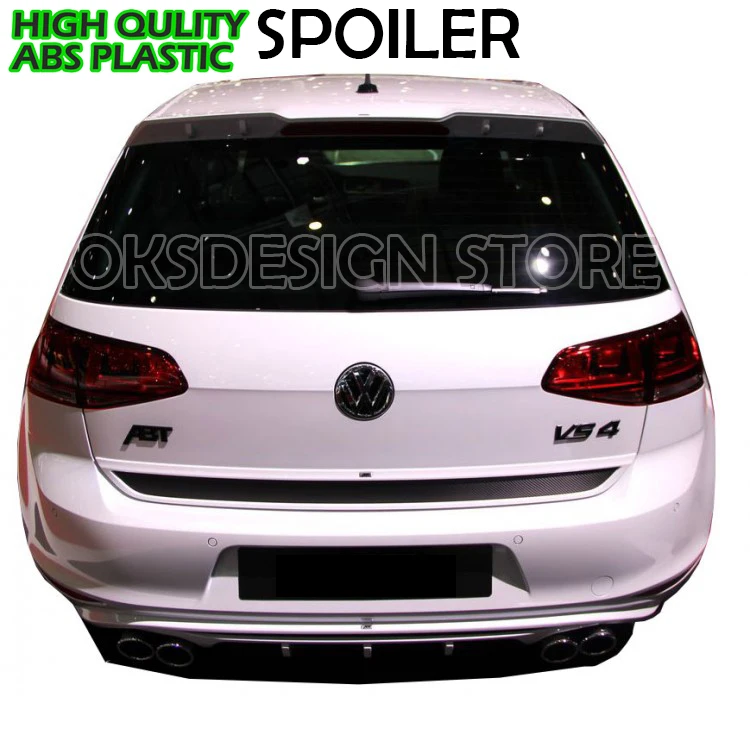 FOR Volkswagen Golf 7 (2012-2019) ABT Spoiler  ( ABS Plastic )