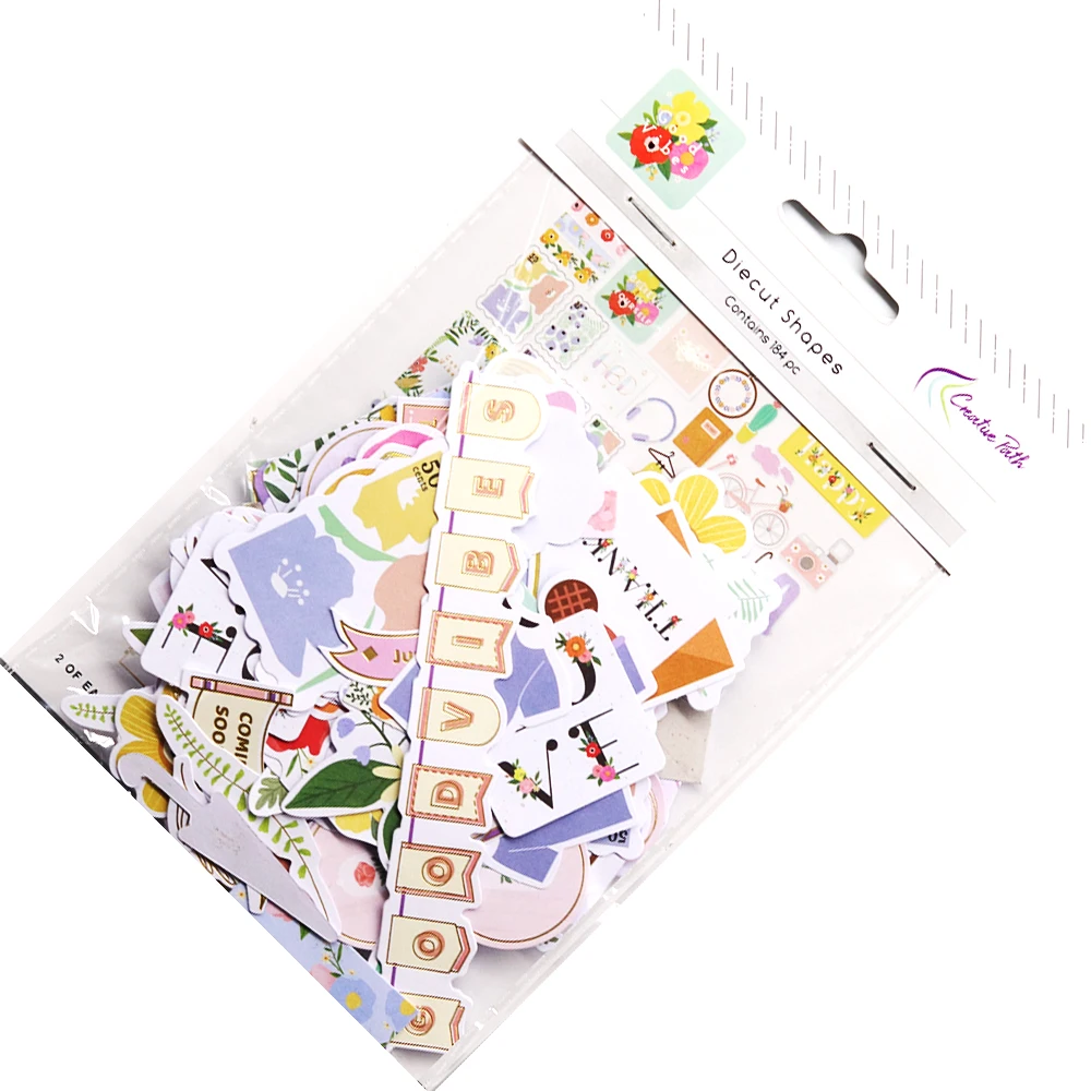 Creative Path Good Vibe Life Scrapbooking-Stanzformen, Vintage-Papier-Stanzformen, Verzierungen für DIY-Tagebuch, Planer, Kartenherstellung – Detail 13