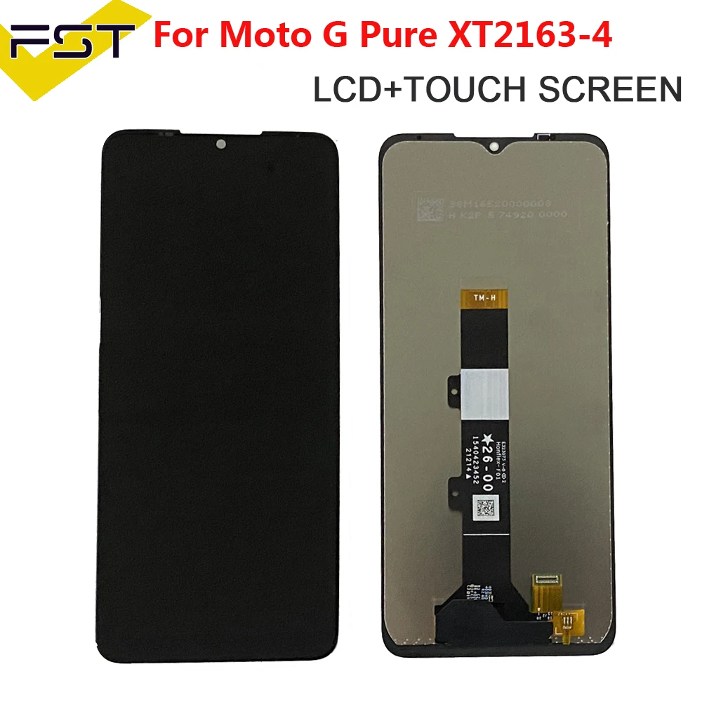 

6.5" Original For Motorola Moto G Pure LCD Display Replacement Touch Screen Digitizer For MOTO Gpure LCD Sensor XT2163-4