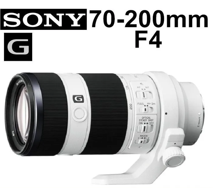 New SONY SEL70200G FE 70-200mm F4 f / 4.0 G OSS Lens