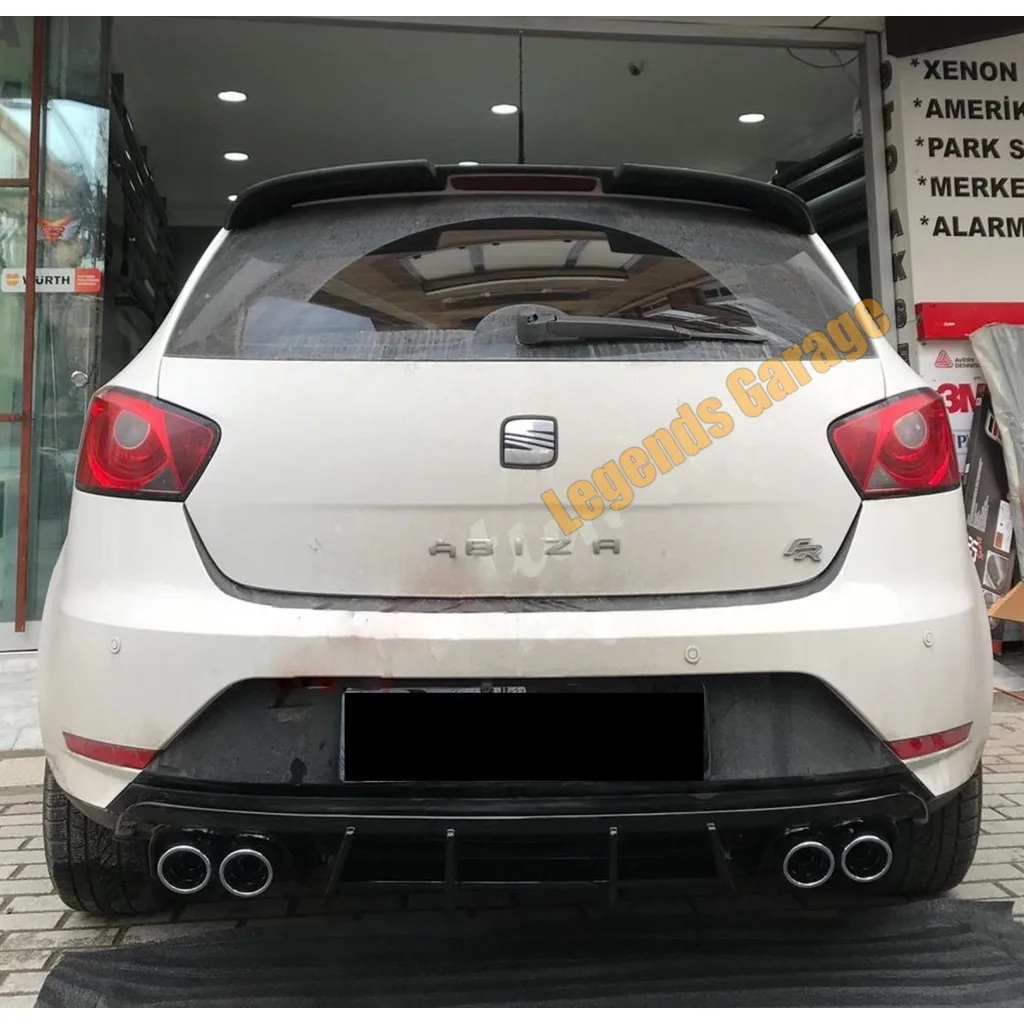 Diffuser Voor Seat Ibiza Mk4-modellen Tussen 2008 En 2017 Achterbumperbevestiging-Auto-Accessoires Bodykit Nieuw Ornament Extra