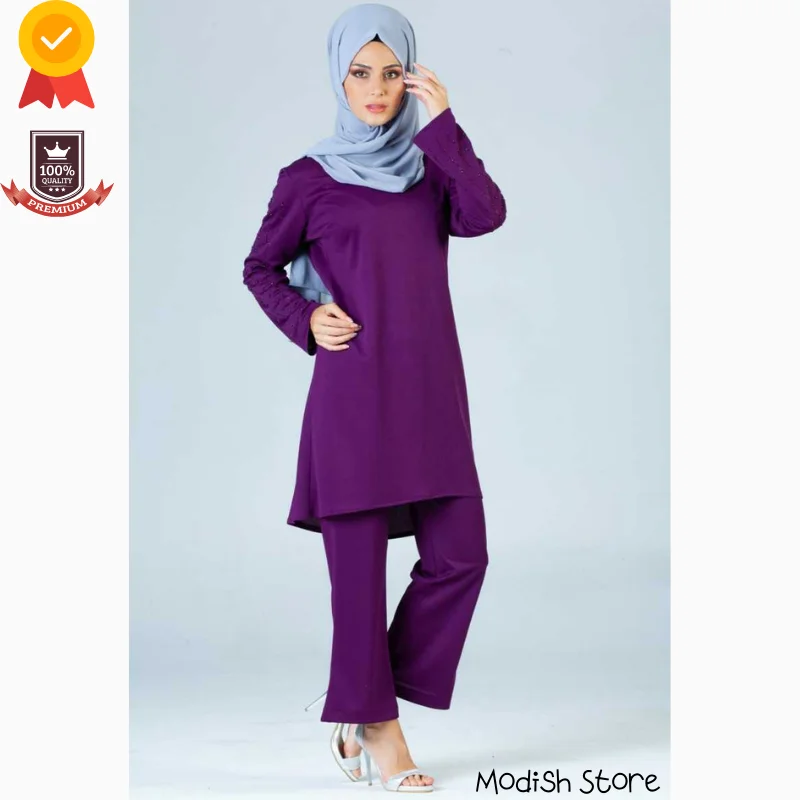 Hijab combina conjuntos musulmanes para mujer, tallas grandes de Dubai, Abaya, Turquía, ropa musulmana, Abaya, caftán, vestido Maxi, ropa islámica,