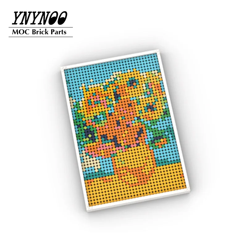 900Pcs Flat Tile 1x1 Round 98138 Tiles Roof Accessories Parts Plate Sets Breadboard Building Blocks MOC Pixel Painting Brick Toy