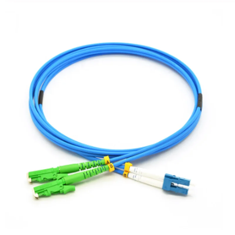 Imagem -02 - Blindado E2000-lc Upc Cabo de Remendo Fibra Óptica Jumper sm Cabo Óptico 3.0 mm Fibra Optica Ftth Único Modo Duplex Peças Lote