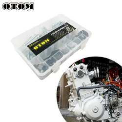 OTOM Complete Universal Engine Rebuilding Kits Repair Screw Washer Seal Gasket O-Ring Set For Zongshen NC250(Total 138pcs)