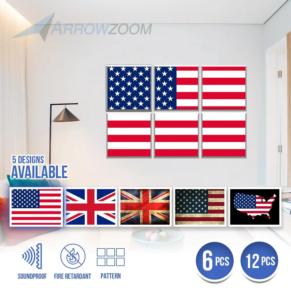 

Arrowzoom Flag Wall Stickers Board Photo Display DIY Art Wall Decor Home Decoration Background Wallpaper AZ1229