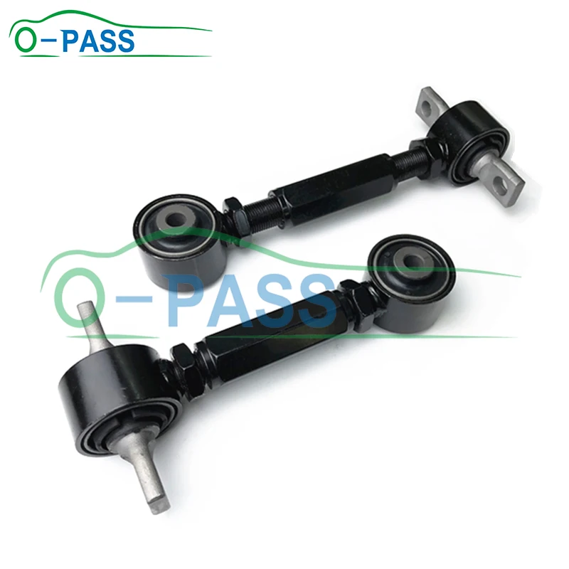 OPASS Rear Adjustable Control arm For Honda Civic IV V VI EG EF CRX Integra Type-R CR-V ACURA EL Tilt angle 52390-SR0-A00 1 Pair