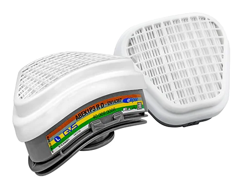 Dust and Chemical respirator mask GVS SPR492 Elipse ABEK1 P3 replacement twin filters A1B1E1K1 p3 FFP3 N95
