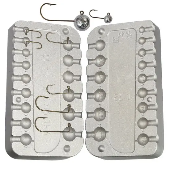 Lead Jig Head Ultralight mold from gr. 1 per gr. 10 F 72