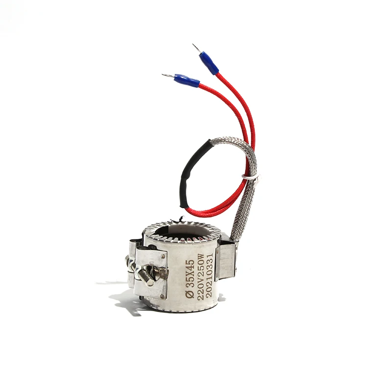 LUJINXUN 42x50/60/70mm Ceramic Band Heaters 110V/220V/380V 300W-400W Heating Element for Injection Molding Machines Samovar