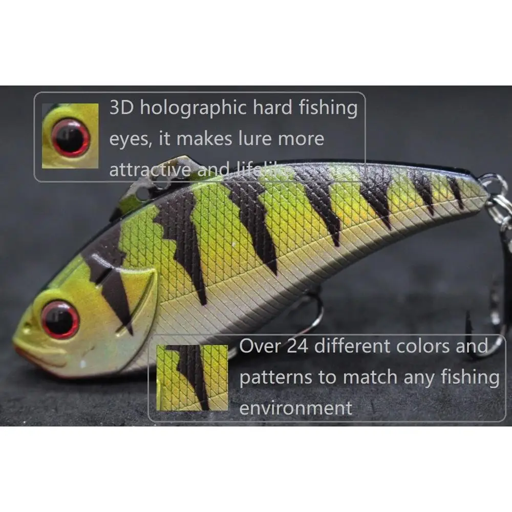 WLure L773 Señuelo VIB mate para jigging – Puntos de amarre - imagen 2