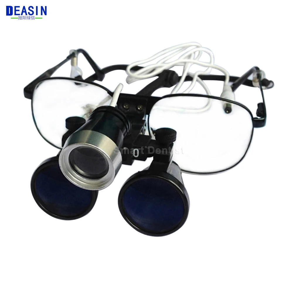 3.5X magnification replaceable shortsighted glasses metal frame dental surgical loupes dentist operation magnifier