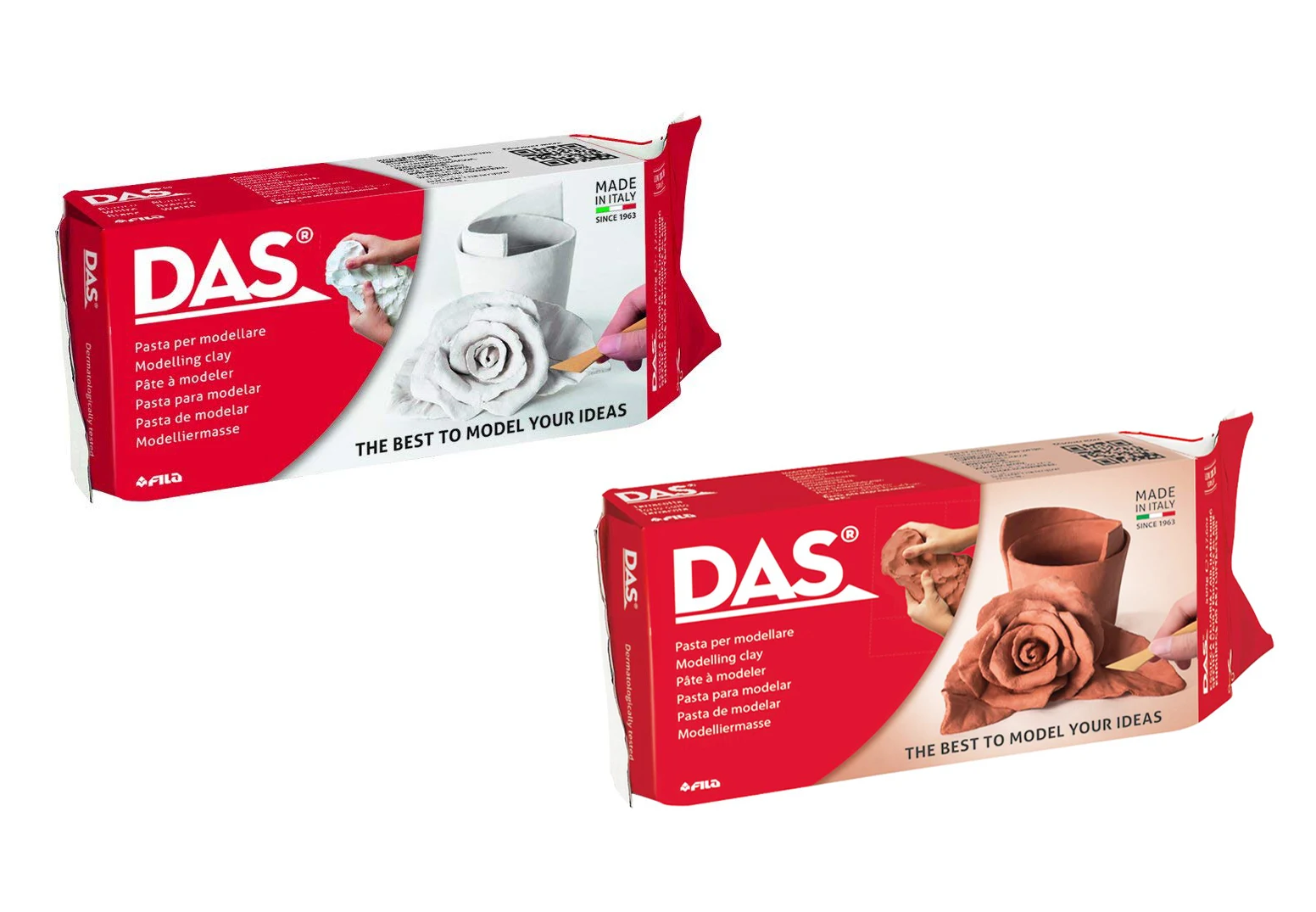 DAS Air-Drying with Natural Pottery Clay No Baking Required the Gluten Free Smooth Textured Easy to Form Can Be Dyed