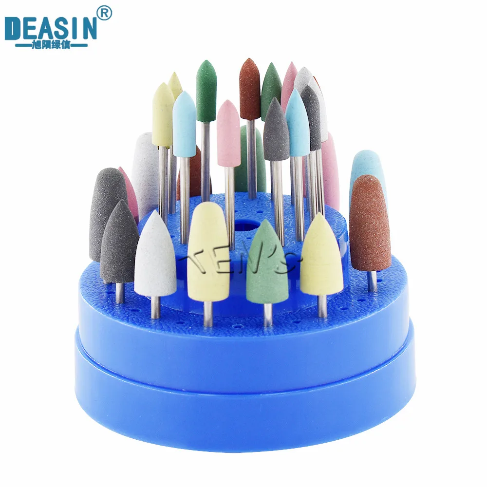 

New Dental Bur Box 48 Holes Drill Placement Box Dentist Tools Drill Case Disinfection Holder Dentistry Instrument Material