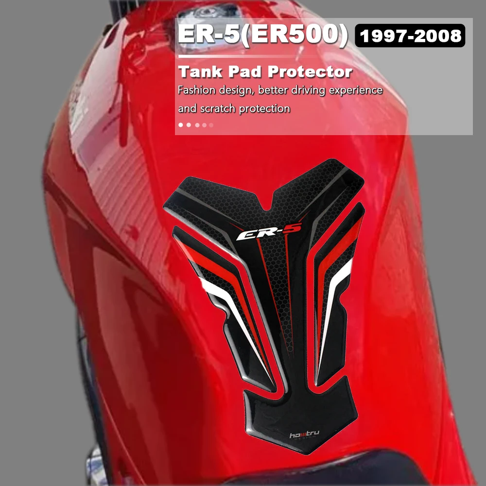 Tank Pad Protector ER-5 Tankpad Resin For Kawasaki ER5 ER500 ER 500 Twister 1997-2008 2004 2005 2006 2007 Motorcycle Sticker