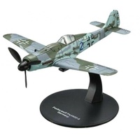 Altaya, Airplane Focke Wulf Fw 190D-9 Germany 1945, Scale 1:72, Miniature Diecast, World War II Fighter Planes Collection, New in Blister Original Packaging, Model Name on Base