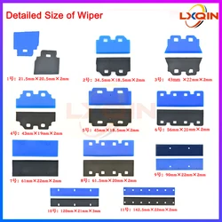 LXQIN 5pcs/lot printer wiper for Epson XP600 TX800 DX5 DX7 4720 head wiper rubber blade Roland Mutoh Mimaki cleaning wiper