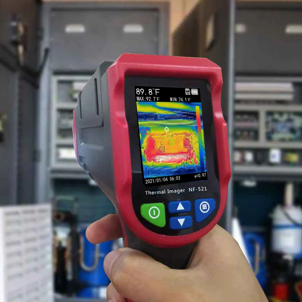 NOYAFA NF-521 Infrared Thermal Imager Floor Heating Detector -20~400°C Temperature Thermal Camera 3.7V 2600Ah Lithium Battery