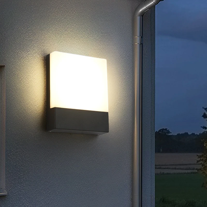 Outdoor LED wall lamps minimalist super bright wall lamps villa  entrance garden wall washing lamp outdoor decoration Lighting