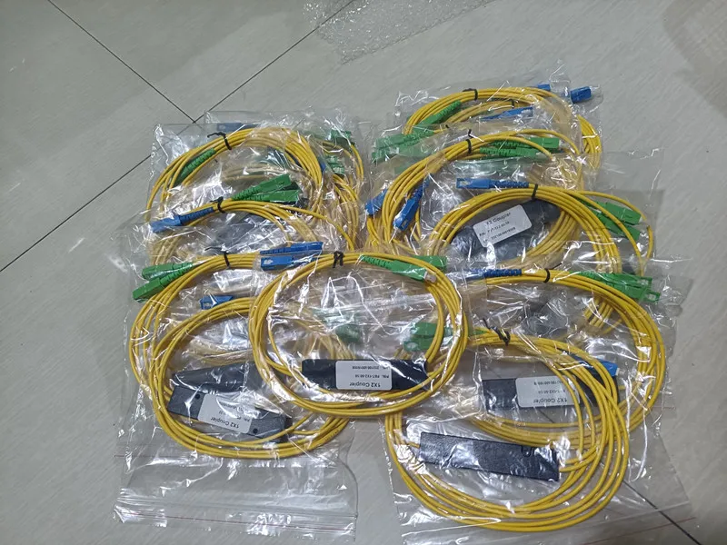 Imagem -02 - Ftth Fibra Óptica Divisor Plc 1x2 sc Upc sc Upc Apc Pcs Lot