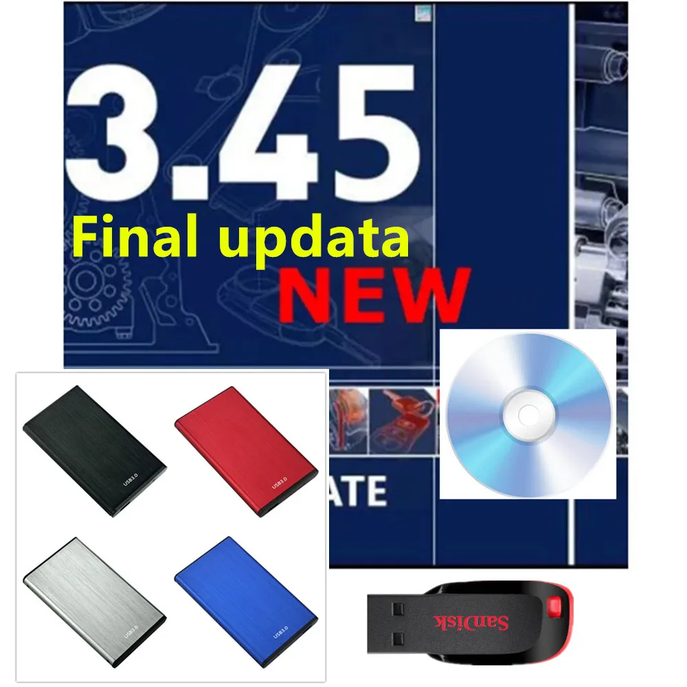 2024 hot Autodata 3.45 Version Auto Repair Software Auto--data V3.45 Car Software Update To 2014 Year Send By CD/ USB / 80GB HDD