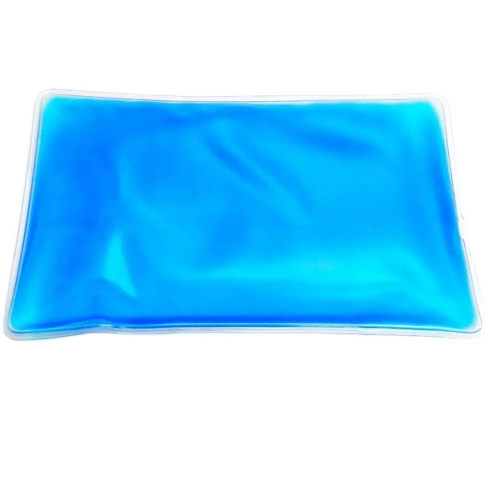 2 Pcs Gel Cold Cool Ice Pack 10 X 21cm Flexible Reusable Bag Sport Game Injury Comfort Freezer Old Man Winter Home Gift Souvenir