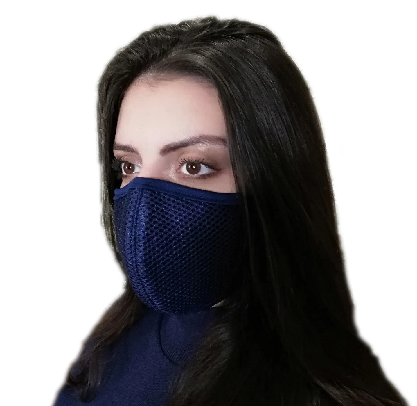 10 UN. Premium Fabric Mask 3 Layer with Nasal Clip