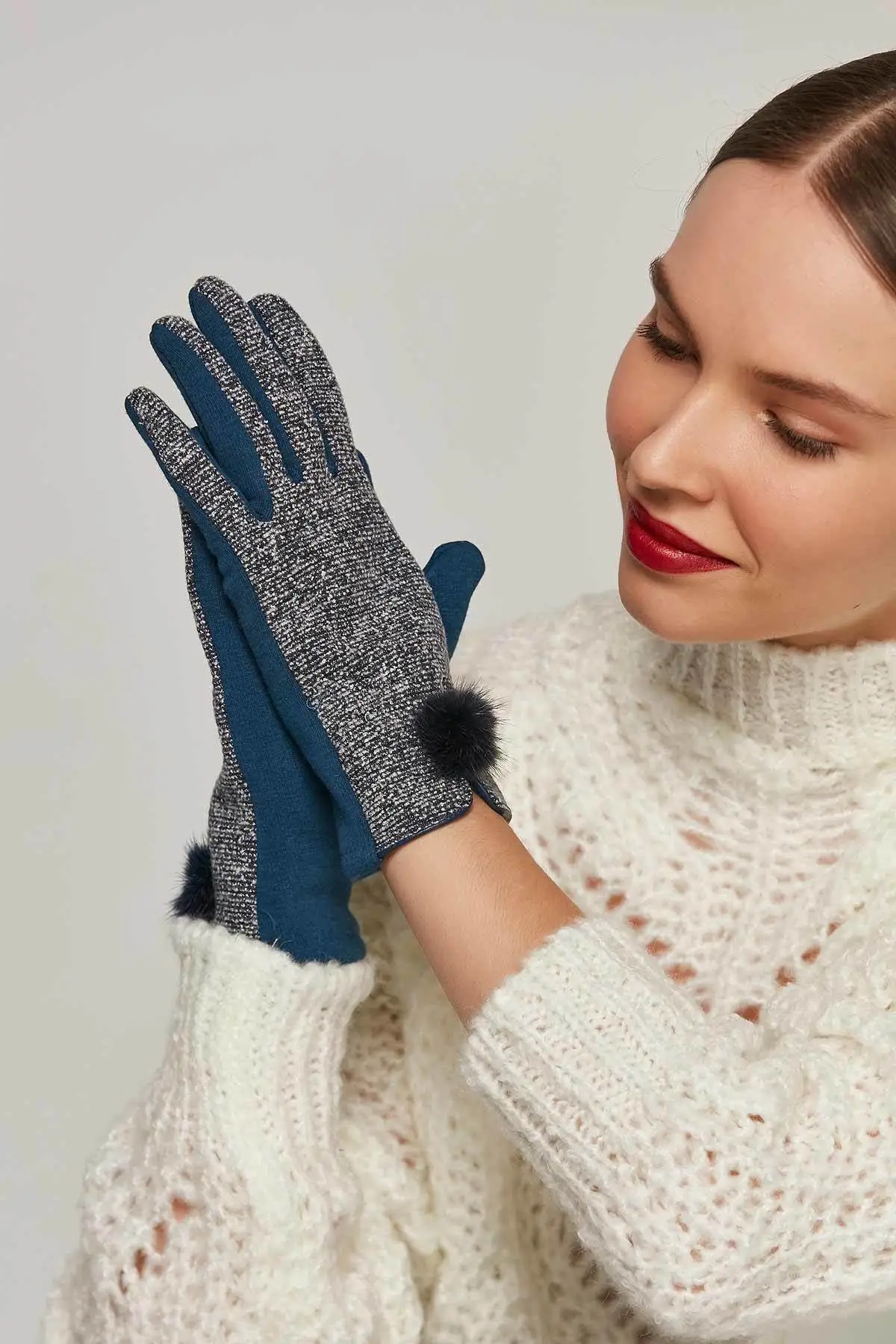 Women's Pattern Polarized In Winter Gloves C19W-K8250-4