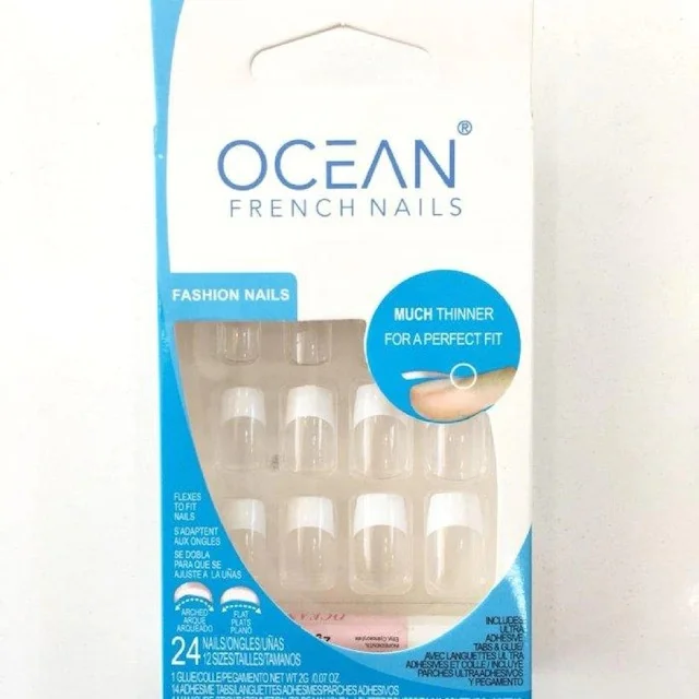 Ocean False Nail Transparent (Thick French ) 434173670