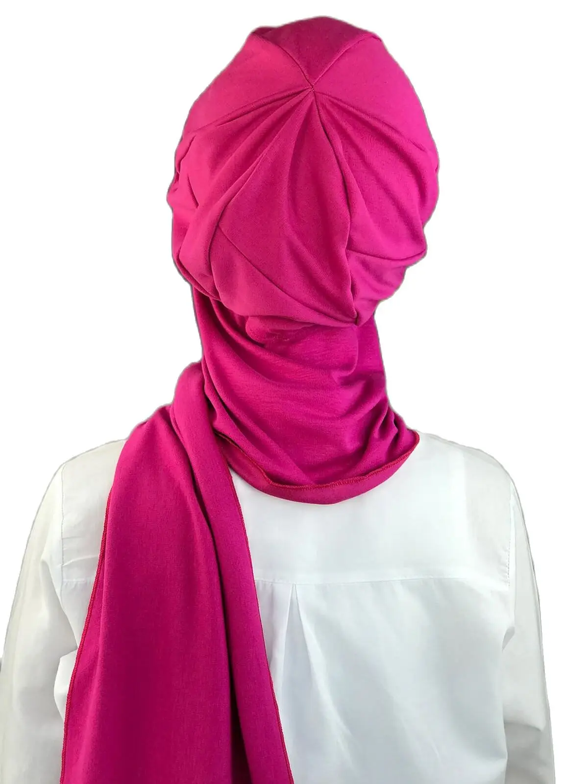 2022 new Fashion Hijab Summer Spring Season Muslim Bathing Cap Islamic Hijab Shawl Scarf Scarf Pink Women \'S Hat