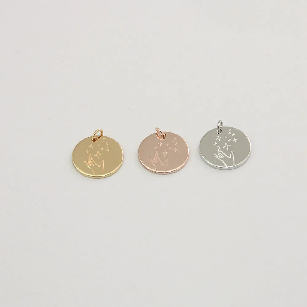 Cute Magic Maker Disc Pendant Charms for Diy Earrings/necklace/bracelet Designer Jewelry Making Supplies