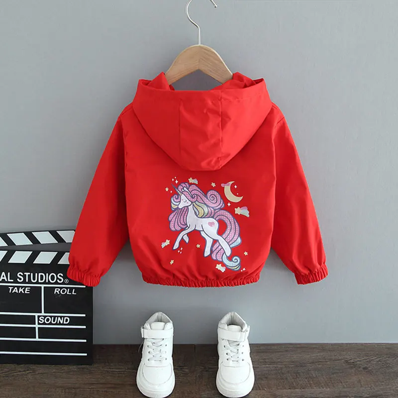 2022 Spring Autumn Children\'s Clothing Cartoon Jacket Boys Girls Baby Outing Windbreaker Children Zipper Cardigan High Qualit