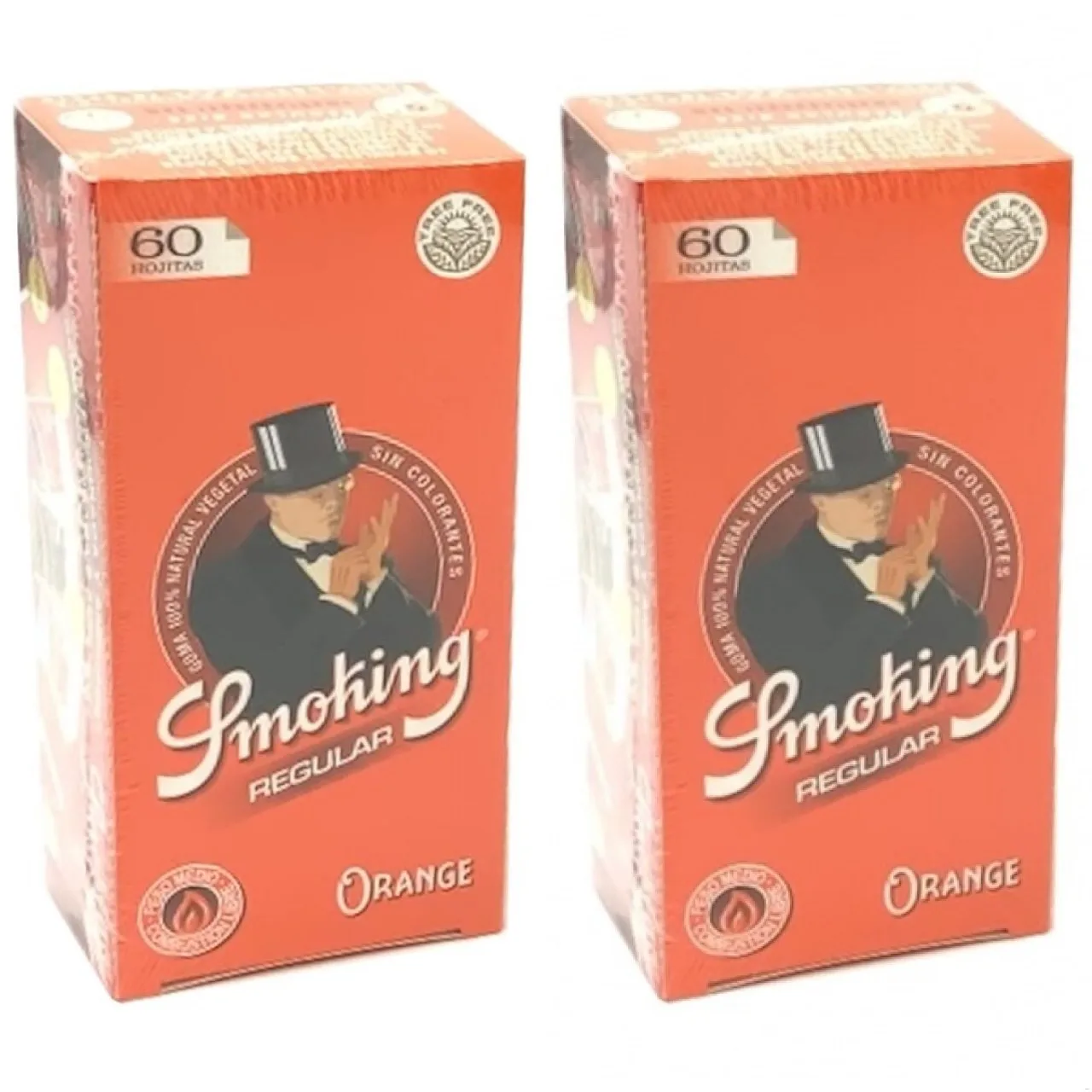 SMOKING 100 booklets orange N ° 8 70 MM REGULAR