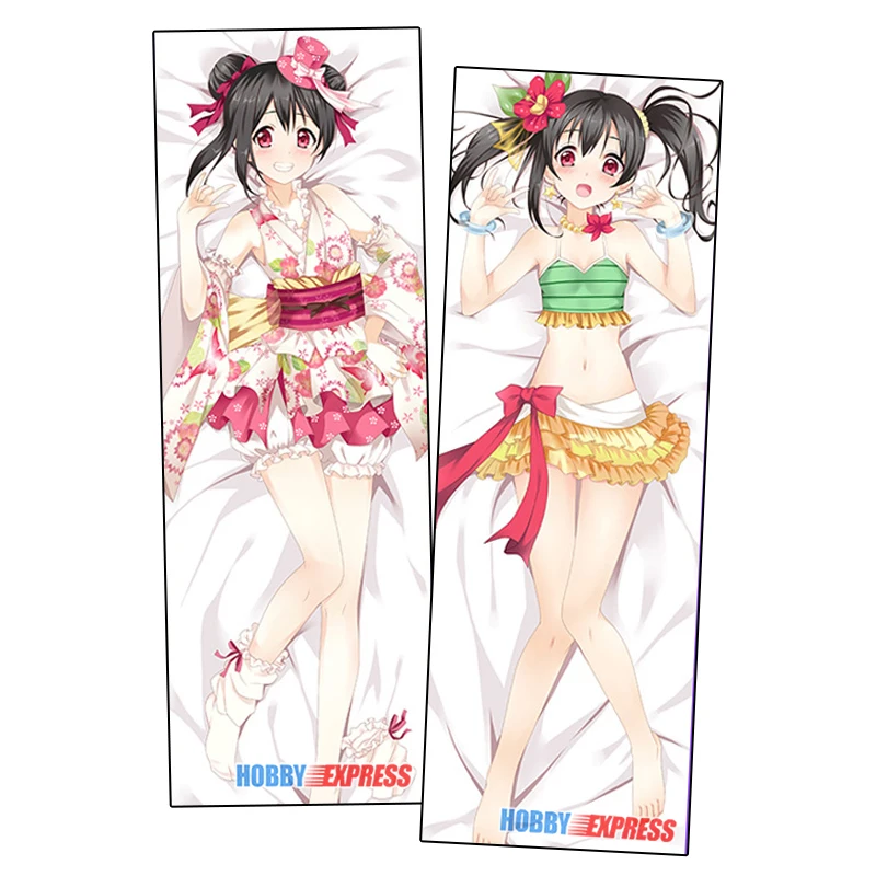 

Hobby Express Anime Dakimakura Japanese Otaku Waifu Hugging Body Pillow Cover Nico Yazawa Love Live YCDS352