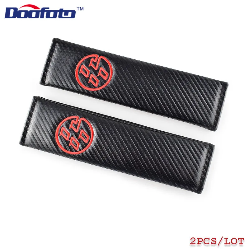 Doofoto Car Seat Belt Cover For Toyota 86 Corolla CHR RAV4 Avensis T25 Auris Camry Accessories Shoulder Protective Pad Styling