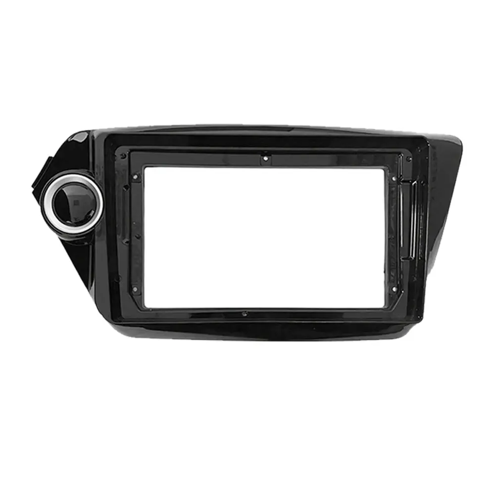 Marco de 9 pulgadas para KIA RIO 3 k2 2011-2016 sin Cable, marco de DVD para coche, embellecedor de tablero de Audio, reproductor de Radio Facia, pantalla, accesorio GPS 2 Din