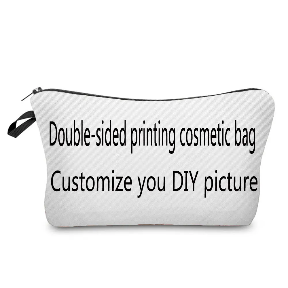 Women Cosmetic Bag Sloth Pattern Digital Printing Toiletry Bag For Travel Organizer Makeup Bag Eco Zipper Pencil Cases Custom