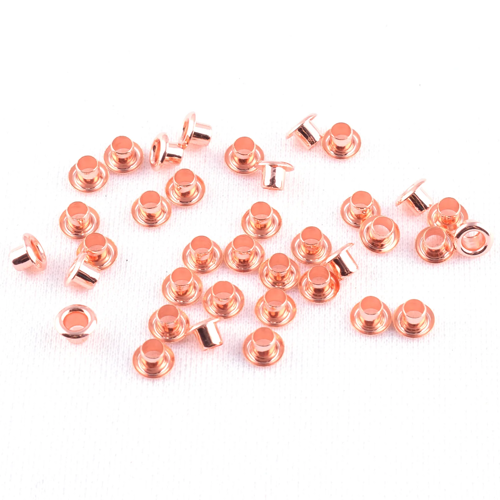 

Rose Gold Eyelets Grommets with Washers Metal Grommets Rivets Metal Eyelets for Clothes Shoes Bags Leather Jeans DIY Crafts