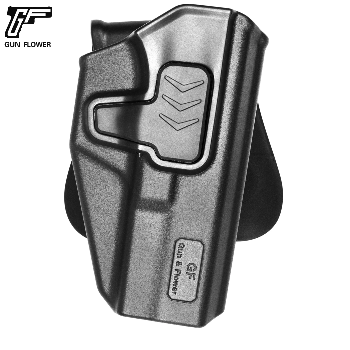 OWB Holsters for Glock 17/31( Gen1-5) / Glock 22(Gen 1-4) Pistol Level II Retention Military Tactical Paddle Polymer Grn Holders