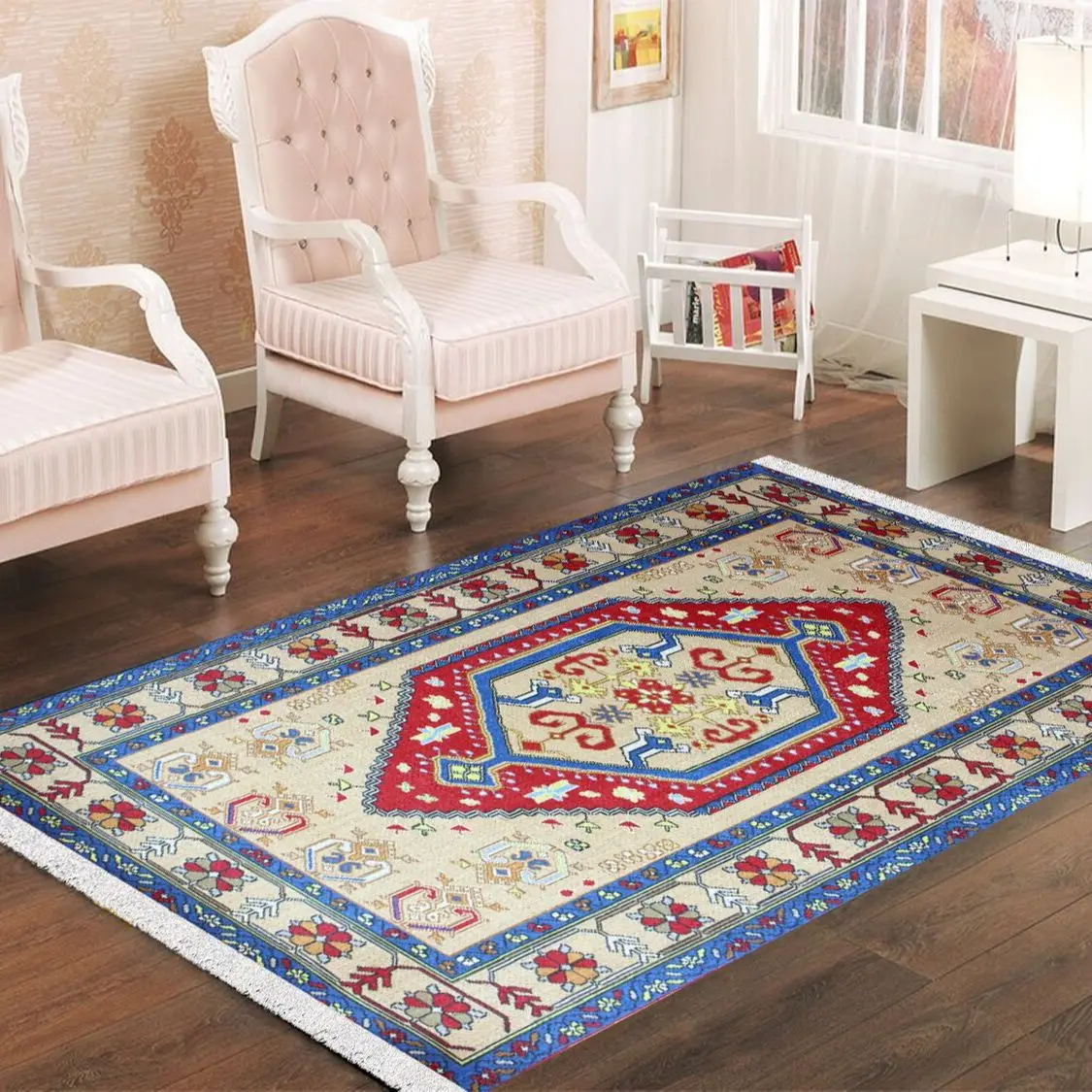 Chenille Rug, Fringe Rugs Living Room, Area Rug, Home Decor Rug,Non Slip Floor Carpet,Teppich,Floor Rug, Ethnic Local Cultere