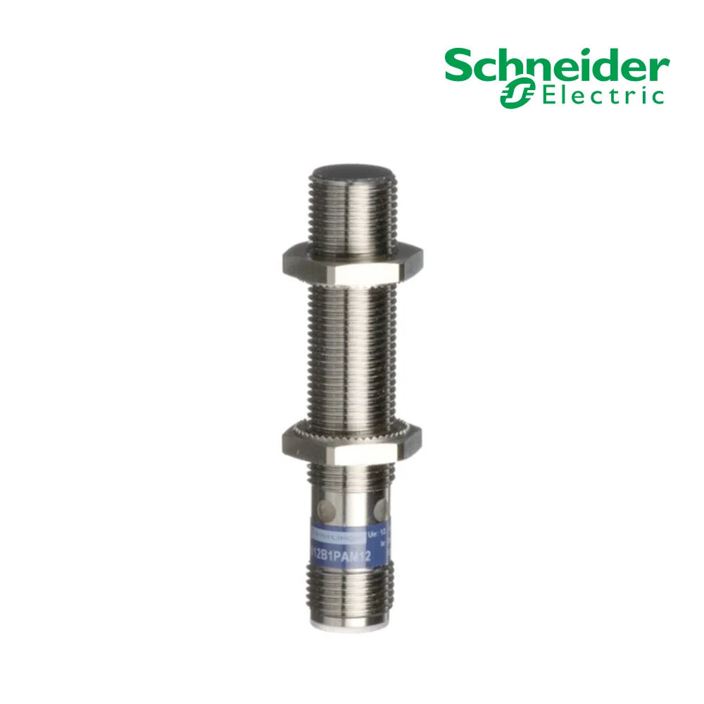 Schneider Electric-Cyberall-inductive Sensor model XS1 M12 displacement size 61 mm metalico-sensing distance 4 mm - 12-48 VCC voltage-reference: