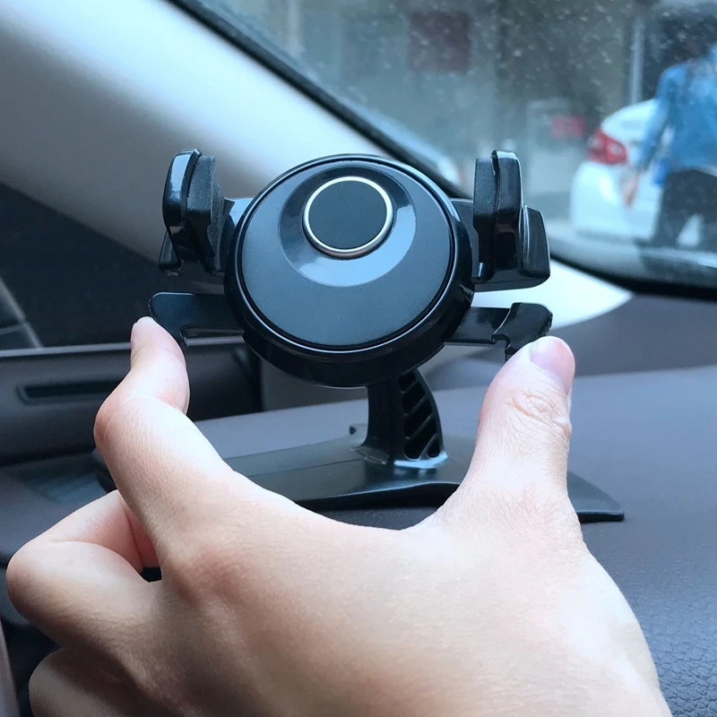 360 تدوير حامل هاتف السيارة جبل حامل غس الهاتف المحمول دعم آيفون 12 11 برو ماكس X 7 8 زائد شاومي Redmi هواوي