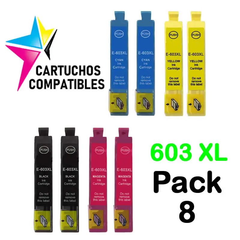 Para Epson compatível 603 XL XP-2100 603XL XP-2105 XP-3100 XP-3105 XP-4100 XP-4105 WF2810DWF WF-2830DWF WF-2850DWF WF-2835DWF