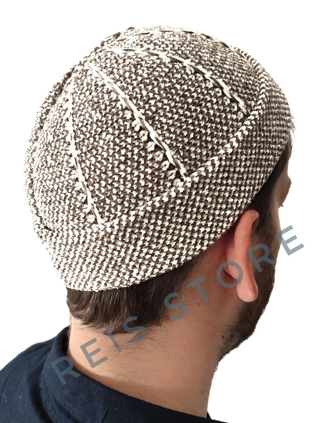 3 Pcs Mannen Moslim Gebed Hoeden Groothandel Chenille Fluwelen Breien Skullcap Islamitische Hoofd Solid Casual, Winter Cap